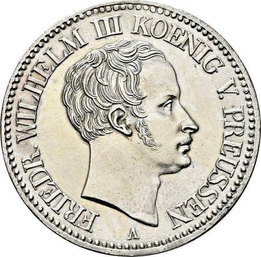 Awers monety - Talar 1827 A "Górniczy" - cena srebrnej monety - Prusy, Fryderyk Wilhelm III