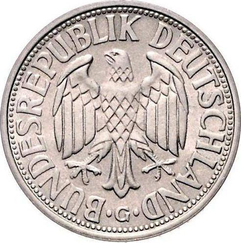 Reverso 2 marcos 1951 G - valor de la moneda  - Alemania, RFA