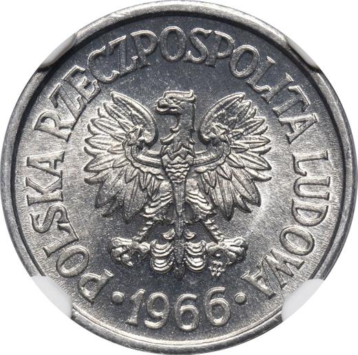 Obverse 10 Groszy 1966 MW -  Coin Value - Poland, Peoples Republic