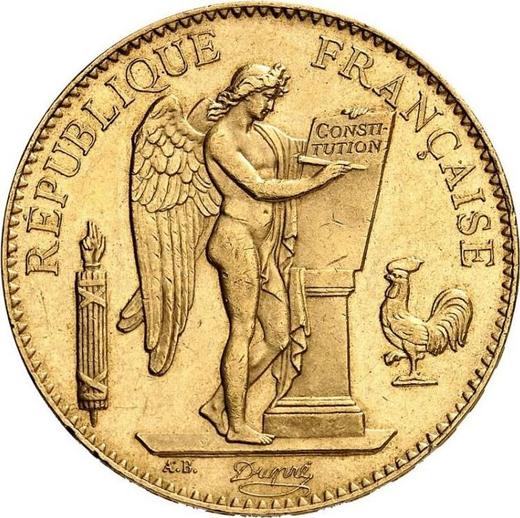 Аверс монеты - 100 франков 1881 года A "Тип 1878-1914" Париж - цена золотой монеты - Франция, Третья республика