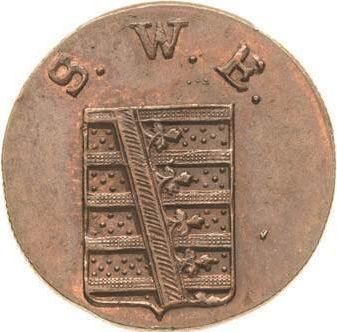 Аверс монеты - 2 пфеннига 1830 года - цена  монеты - Саксен-Веймар-Эйзенах, Карл Фридрих
