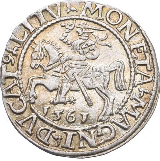 Реверс монеты - Полугрош (1/2 гроша) 1561 года "Литва" - цена серебряной монеты - Польша, Сигизмунд II Август