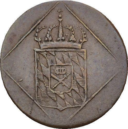 Awers monety - 1 halerz 1807 - cena  monety - Bawaria, Maksymilian I