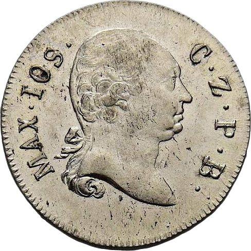 Awers monety - 6 krajcarów 1804 "Typ 1804-1805" - cena srebrnej monety - Bawaria, Maksymilian I