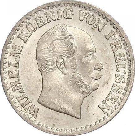 Awers monety - 1 silbergroschen 1870 B - cena srebrnej monety - Prusy, Wilhelm I