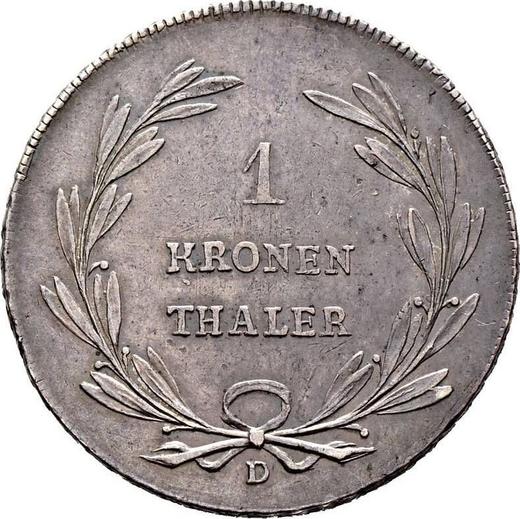 Реверс монеты - Талер 1816 года D - цена серебряной монеты - Баден, Карл Людвиг Фридрих