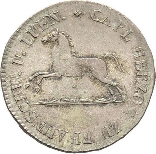 Anverso 1/12 tálero 1830 CvC - valor de la moneda de plata - Brunswick-Wolfenbüttel, Carlos II