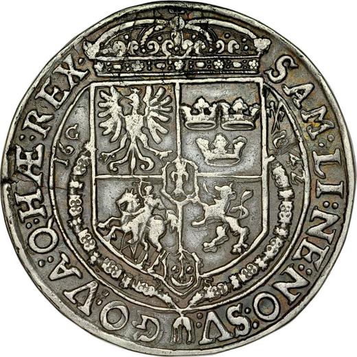 Reverso Medio tálero 1642 GG "Tipo 1640-1647" - valor de la moneda de plata - Polonia, Vladislao IV