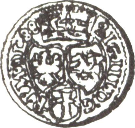 Rewers monety - Szeląg 1588 ID "Mennica poznańska" - cena srebrnej monety - Polska, Zygmunt III