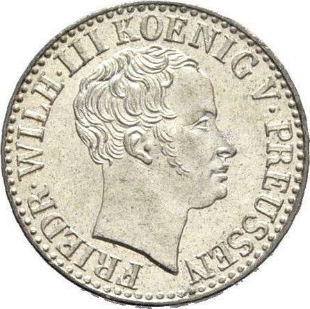 Аверс монеты - 1/2 серебряных гроша 1840 года A - цена серебряной монеты - Пруссия, Фридрих Вильгельм III