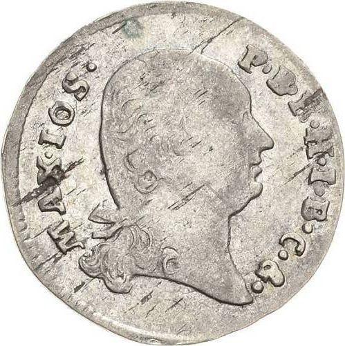 Anverso 3 kreuzers 1802 - valor de la moneda de plata - Baviera, Maximilian I