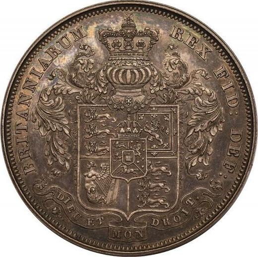 Revers 1 Krone 1825 - Silbermünze Wert - Großbritannien, Georg IV