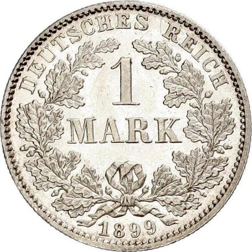 Anverso 1 marco 1899 F "Tipo 1891-1916" - valor de la moneda de plata - Alemania, Imperio alemán