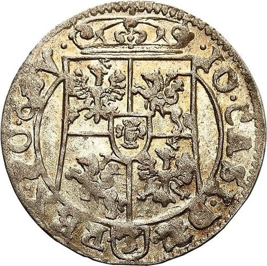 Реверс монеты - Полторак 1659 года "Надпись "24"" - цена серебряной монеты - Польша, Ян II Казимир