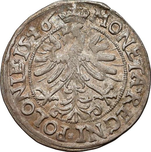 Rewers monety - 1 grosz 1546 - cena srebrnej monety - Polska, Zygmunt I Stary
