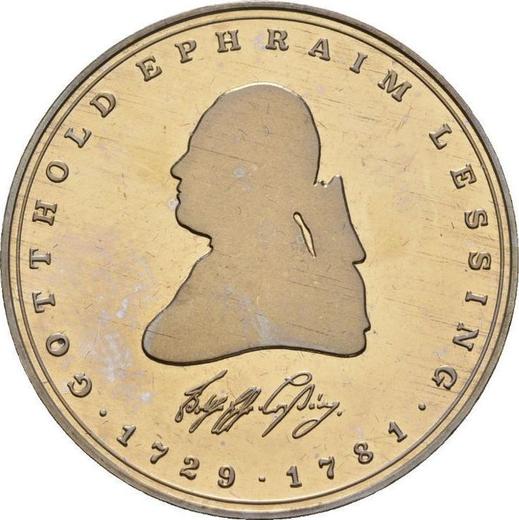 Аверс монеты - 5 марок 1981 года J "Лессинг" - цена  монеты - Германия, ФРГ