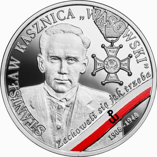 Rewers monety - 10 złotych 2019 "Stanisław Kasznica 'Wąsowski'" - cena srebrnej monety - Polska, III RP po denominacji