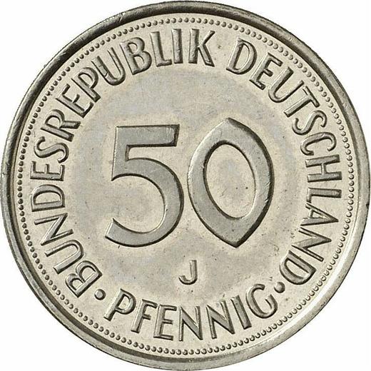 Аверс монеты - 50 пфеннигов 1978 года J - цена  монеты - Германия, ФРГ