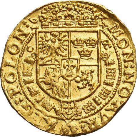 Rewers monety - Dukat 1644 C DC - cena złotej monety - Polska, Władysław IV