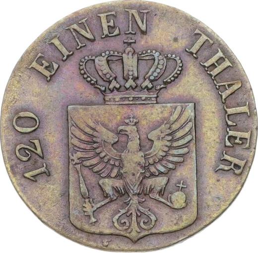 Аверс монеты - 3 пфеннига 1832 года D - цена  монеты - Пруссия, Фридрих Вильгельм III