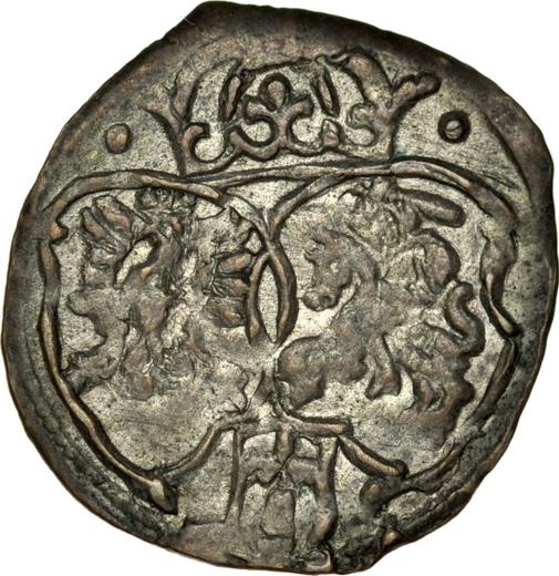 Rewers monety - Denar 1623 "Mennica krakowska" - cena srebrnej monety - Polska, Zygmunt III