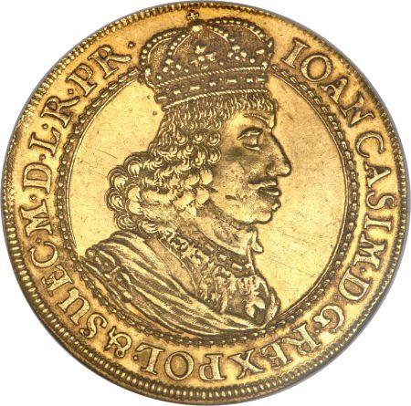 Anverso Donación 4 ducados Sin fecha (1649-1668) GR "Gdańsk" - valor de la moneda de oro - Polonia, Juan II Casimiro