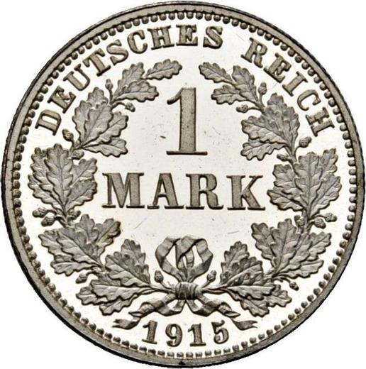 Аверс монеты - 1 марка 1915 года E "Тип 1891-1916" - цена серебряной монеты - Германия, Германская Империя