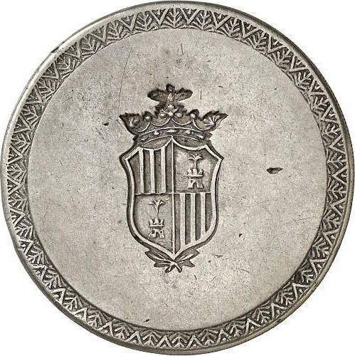 Реверс монеты - 30 суэльдо (су) 1808 года - цена серебряной монеты - Испания, Фердинанд VII