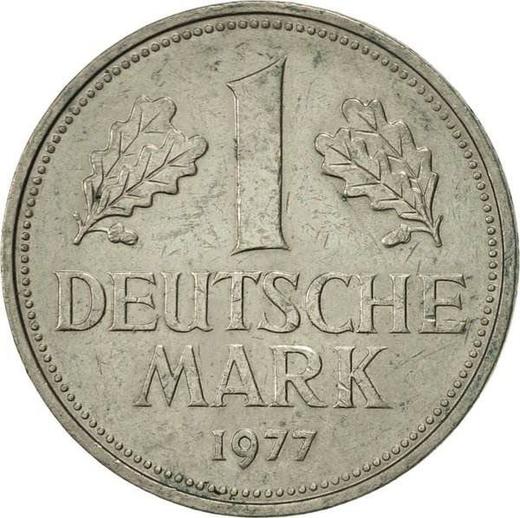 Awers monety - 1 marka 1977 D - cena  monety - Niemcy, RFN