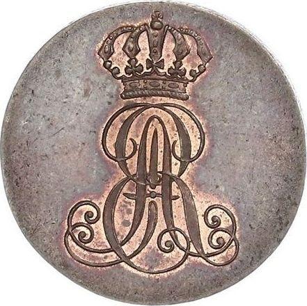 Anverso 2 Pfennige 1844 A - valor de la moneda  - Hannover, Ernesto Augusto 