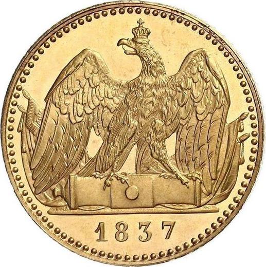 Rewers monety - Podwójny Friedrichs d'or 1837 A - cena złotej monety - Prusy, Fryderyk Wilhelm III