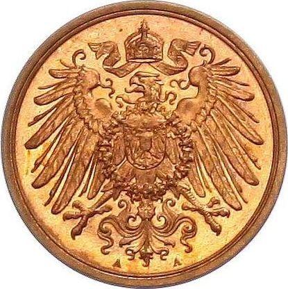Реверс монеты - 2 пфеннига 1914 года A "Тип 1904-1916" - цена  монеты - Германия, Германская Империя