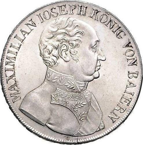 Awers monety - Talar 1824 "Typ 1807-1825" - cena srebrnej monety - Bawaria, Maksymilian I