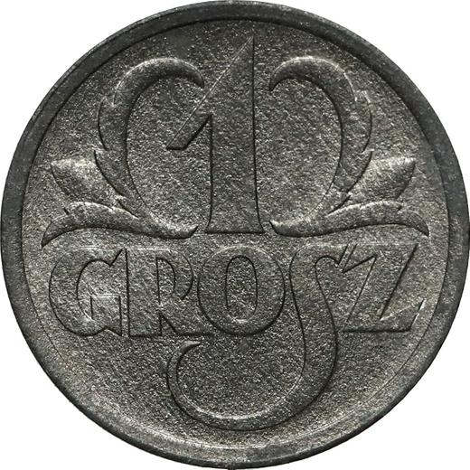 Reverse 1 Grosz 1939 -  Coin Value - Poland, German Occupation