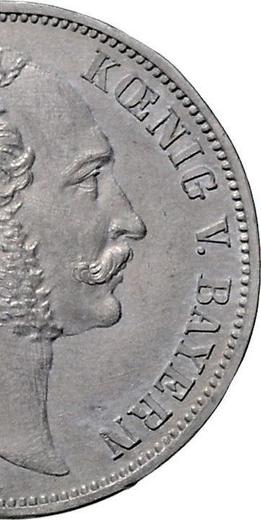 Реверс монеты - Талер 1857 года Односторонний оттиск Олово - цена  монеты - Бавария, Максимилиан II