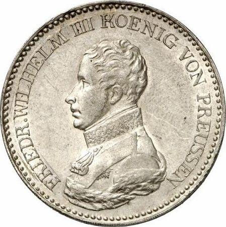 Аверс монеты - Талер 1818 года D "Тип 1816-1822" - цена серебряной монеты - Пруссия, Фридрих Вильгельм III