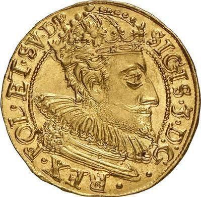 Awers monety - Dukat 1598 "Gdańsk" - cena złotej monety - Polska, Zygmunt III