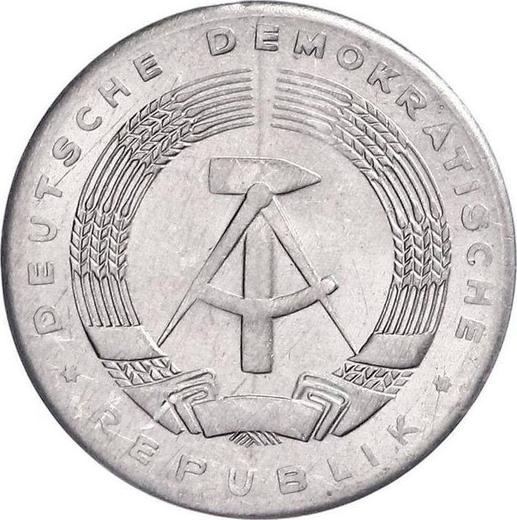 Реверс монеты - 5 пфеннигов 1975 года A Никель - цена  монеты - Германия, ГДР