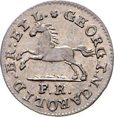 Аверс монеты - 6 пфеннигов 1816 года FR - цена серебряной монеты - Брауншвейг-Вольфенбюттель, Карл II