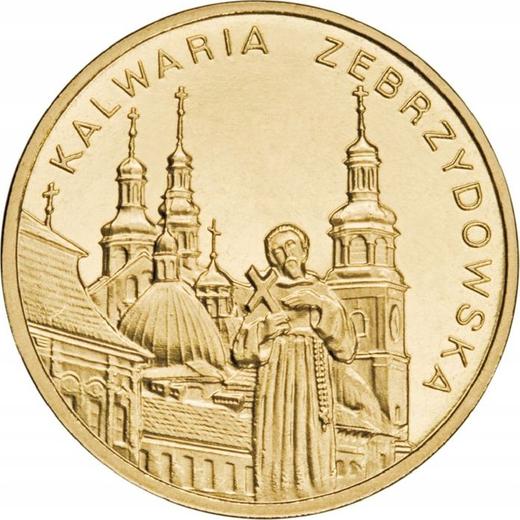 Reverso 2 eslotis 2010 MW ET "Kalwaria Zebrzydowska" - valor de la moneda  - Polonia, República moderna