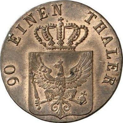 Аверс монеты - 4 пфеннига 1826 года A - цена  монеты - Пруссия, Фридрих Вильгельм III
