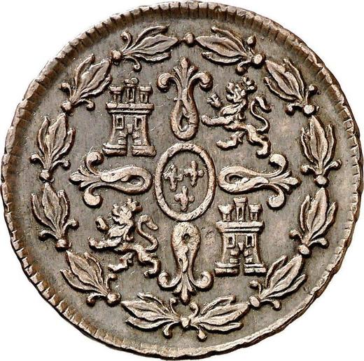 Reverso 4 maravedíes 1778 - valor de la moneda  - España, Carlos III