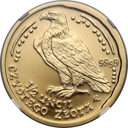 Reverse 200 Zlotych 1996 MW NR "White-tailed eagle" - Gold Coin Value - Poland, III Republic after denomination