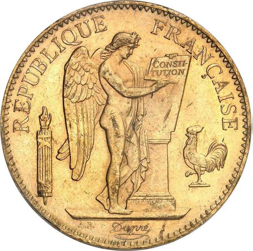 Anverso 100 francos 1901 A "Tipo 1878-1914" París - valor de la moneda de oro - Francia, Tercera República