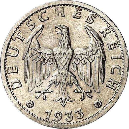 Аверс монеты - 3 рейхсмарки 1933 года G - цена серебряной монеты - Германия, Bеймарская республика