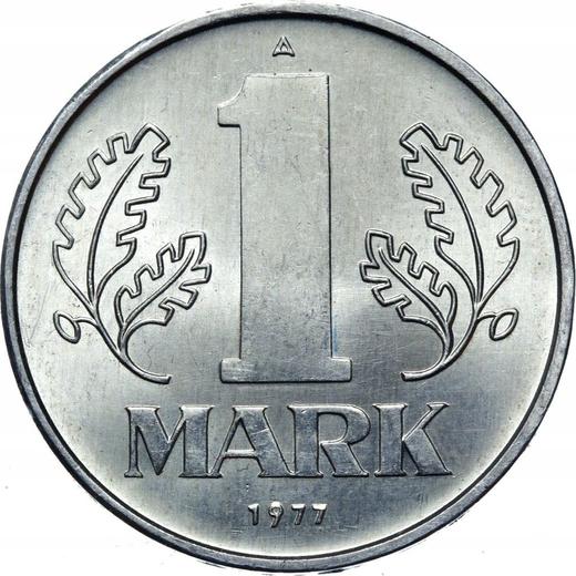 Awers monety - 1 marka 1977 A - cena  monety - Niemcy, NRD