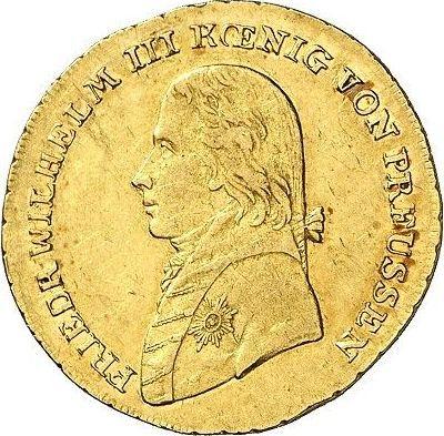 Аверс монеты - Фридрихсдор 1805 года A - цена золотой монеты - Пруссия, Фридрих Вильгельм III