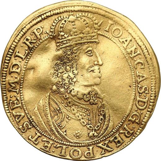 Аверс монеты - Донатив 6 дукатов 1659 года HL "Торунь" - цена золотой монеты - Польша, Ян II Казимир