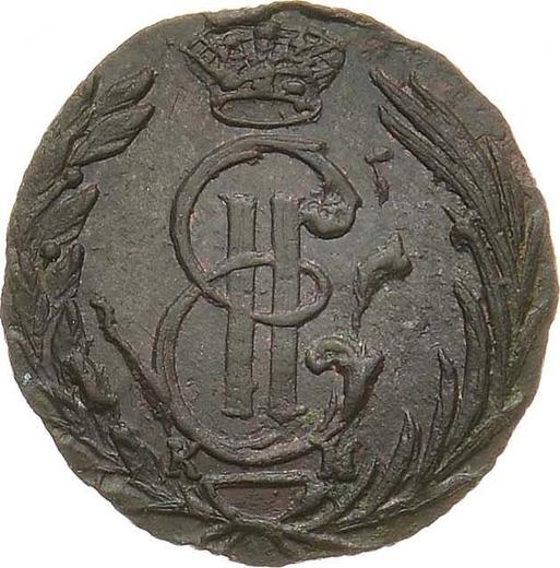 Anverso Polushka (1/4 kopek) 1769 КМ "Moneda siberiana" - valor de la moneda  - Rusia, Catalina II de Rusia 