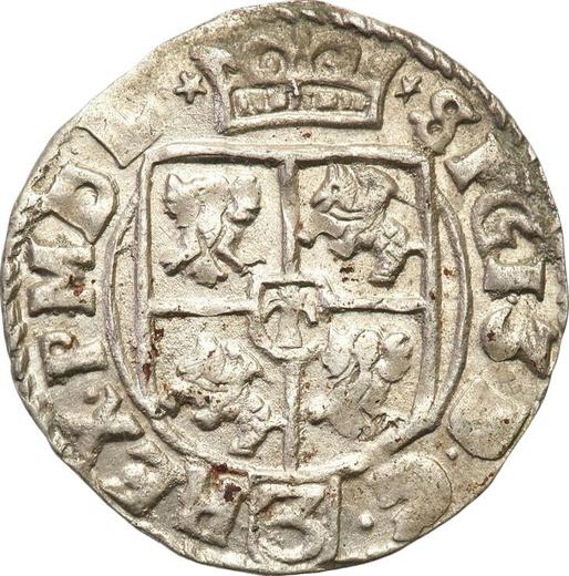 Реверс монеты - Полторак 1615 года "Краковский монетный двор" - цена серебряной монеты - Польша, Сигизмунд III Ваза